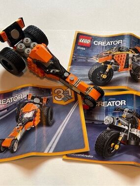 LEGO Creator 3-in-1 Sunset Street Bike Set #31059
Built set.  No box.